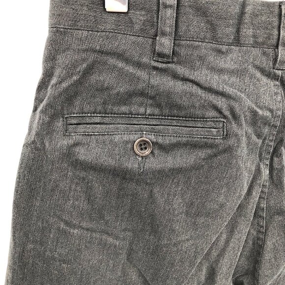 Banana Republic Stretch flat front trouser jean chinos charcoal wash gray 30 - Picture 8 of 8